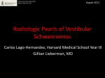 Radiologic Pearls of Vestibular Schwannomas