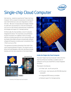 Single-Chip Cloud Computer (SCC)