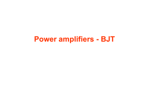 Power amplifiers