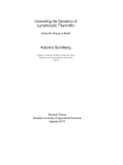 Unraveling the Genetics of Lymphocytic Thyroiditis Katarina