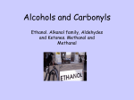 Alcohols and Carbonyls - Deans Community High School