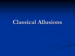 Classical Allusions