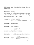 Image and Kernel of a Linear Transformation