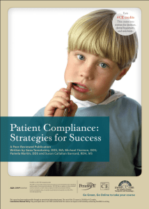 Patient Compliance: Strategies For Success