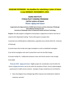 (Nov 9, 2015) Aging Institute FY2016 Pilot