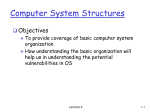 Computer system structure overview