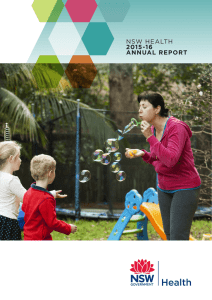 NSW Health Annual Report 2015-16