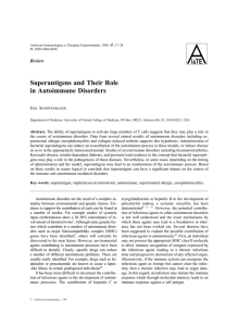 Superantigens and Their Role in Autoimmune Disorders