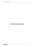 CSC326 Python Sequences