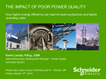 THE IMPACT OF POOR POWER QUALITY