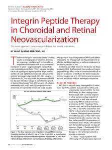 integrin peptide therapy in Choroidal and Retinal neovascularization