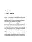 Chapter 2 Classical Models
