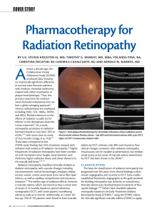 Pharmacotherapy for Radiation Retinopathy