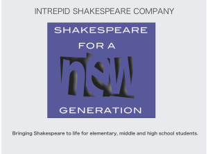 intrepid shakespeare company