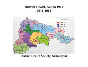District Health Action Plan - STATE HEALTH SOCIETY BIHAR