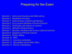 Enzymes: Principles of Catalysis