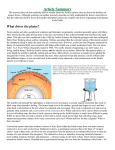 Article Summary The tectonic plates do not