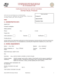 Animal Study Proposal sample document