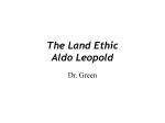 The Land Ethic Aldo Leopold