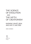 the science of evolution the myth of creationism