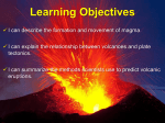 Ch.6, Sec.3 * Causes of Volcanic Eruptions
