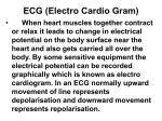 ECG (Electro Cardio Gram)