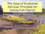 The Value Ecosystem Services: Principles for Valuing Fish Habitat