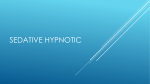 Sedative hypnotic