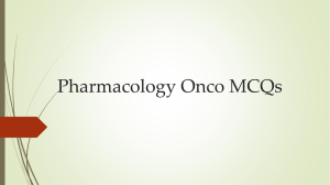 Pharmacology Onco