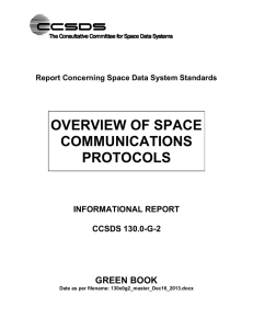 Overview of Space Communications Protocols