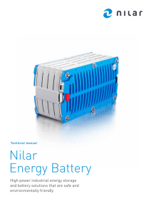 Nilar Energy Battery