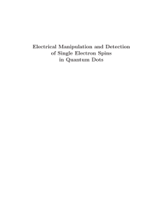 Electrical Manipulation and Detection of Single Electron Spins in