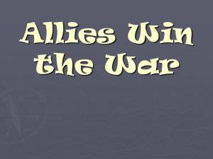 Allies Win the War