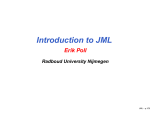 Introduction to JML