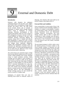 External and Domestic Debt