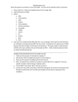 DNA/Strawberry Lab Write the question and answers on your own