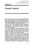 "Channel Capacity". In: Elements of Information Theory