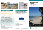 Mimiwhangata Coastal Park brochure