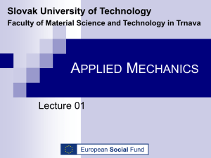 Materialy/01/Applied Mechanics-Lectures/Applied Mechanics