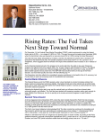 Rising Rates: The Fed Takes Next Step Toward Normal