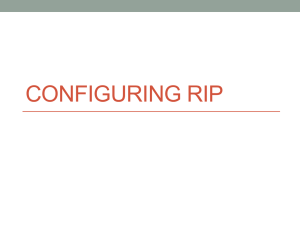 Configuring RIP