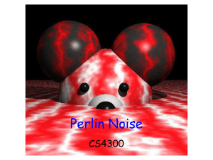 Lectures 30 Perlin Noise