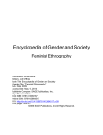Encyclopedia of Gender and Society