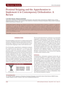 Proximal Stripping and the Apprehension to Implement