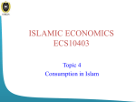 Chapter 4 – Consumption In Islam
