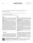 Evaluation of Patients with Metoclopramide