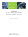 Ocular Surface Inflammation Detection and Management