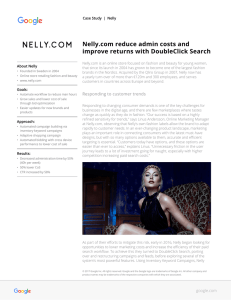 Nelly.com reduce admin costs and improve returns with DoubleClick