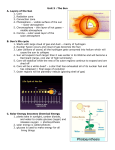 Unit 3 : The Sun A. Layers of the Sun 1. Core 2. Radiation zone 3