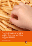 Food for thought: promoting healthy diets among children and